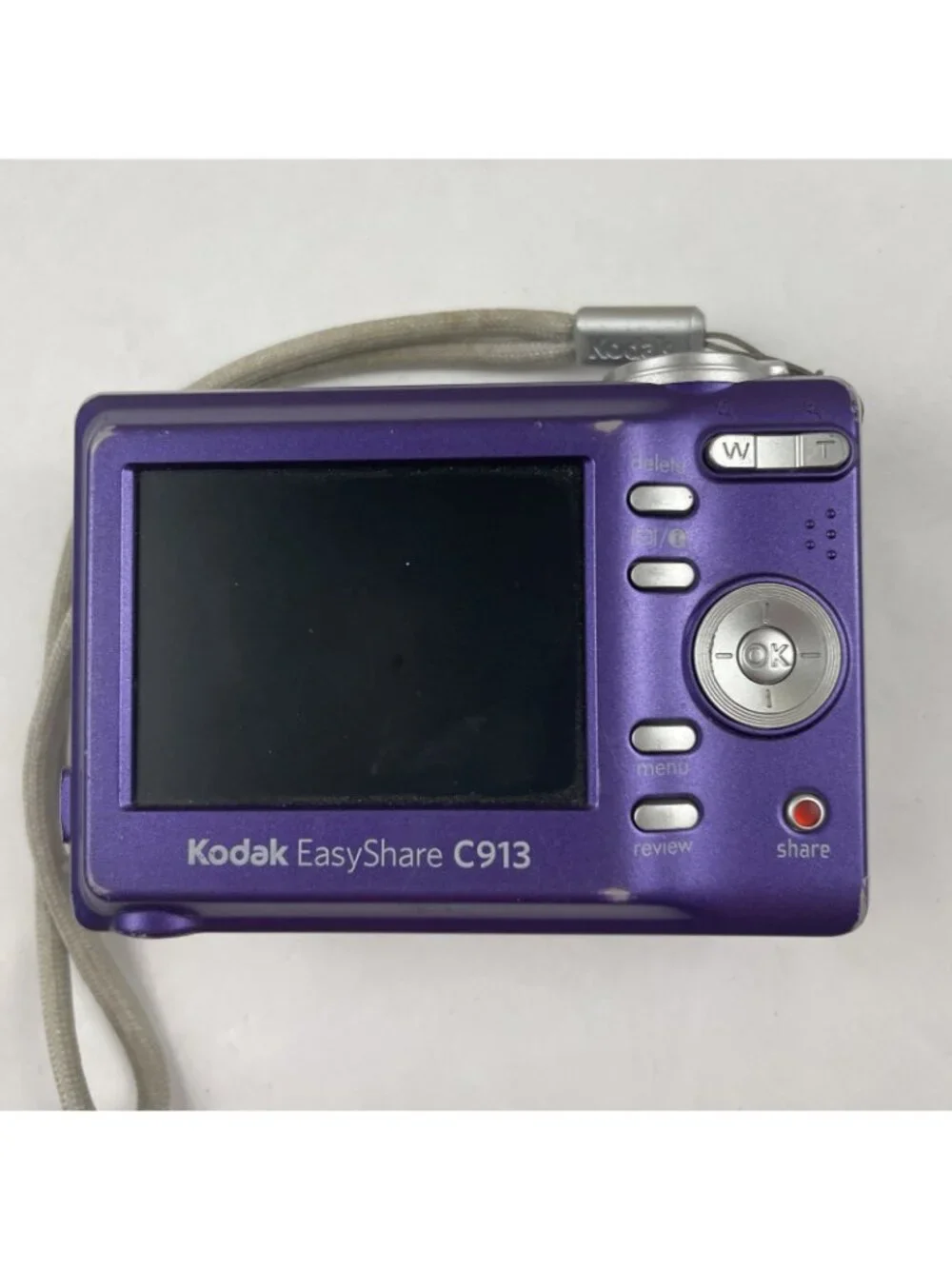 Kodak EasyShare C913 Purple 9.2 MP 3X Optical Zoom Digital Camera PARTS ONLY